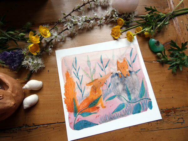 illustration L'Oeuf du Renard La Panthere loir