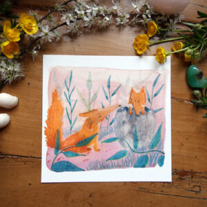 illustration L'Oeuf du Renard La Panthere loir