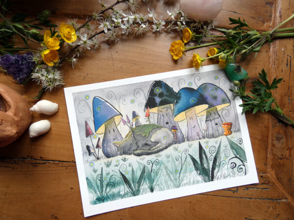 Illustration Fete chez les Champifées La Panthere loir