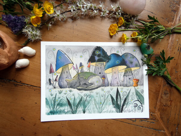 Illustration Fete chez les Champifées La Panthere loir