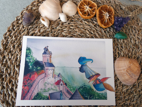 illustration haut koenigsbourg alsace la panthere loir