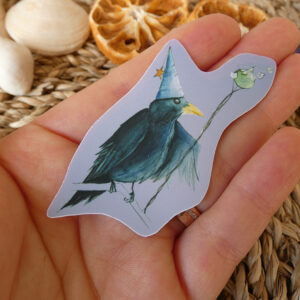 sticker hernest corbeau magicien la panthere loir