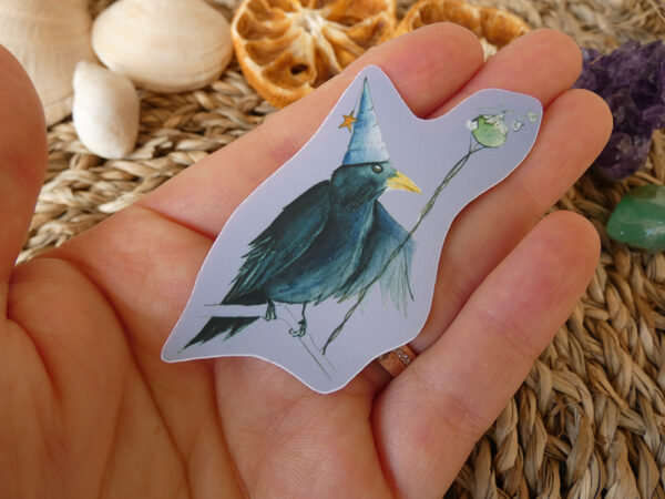 sticker hernest corbeau magicien la panthere loir