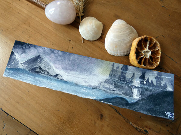 Marque page Poudlard dans la brume