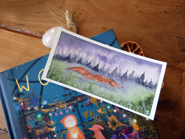 Marque page Renard magique