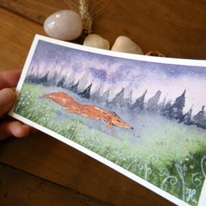Marque page Renard magique