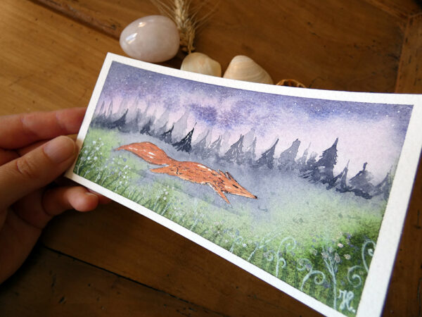 Marque page Renard magique
