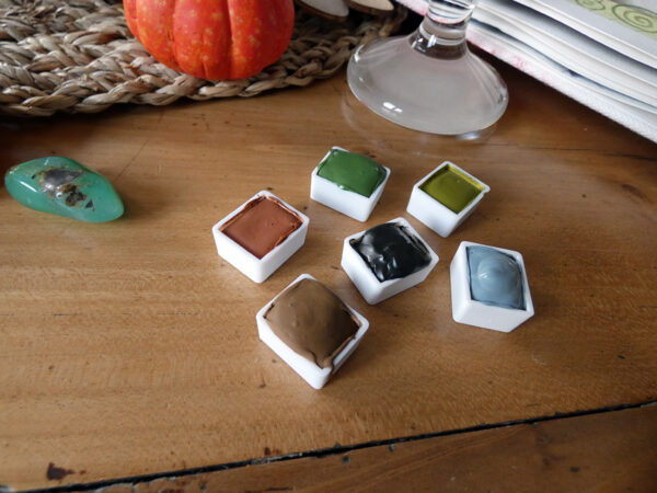 aquarelle artisanale la panthere loir