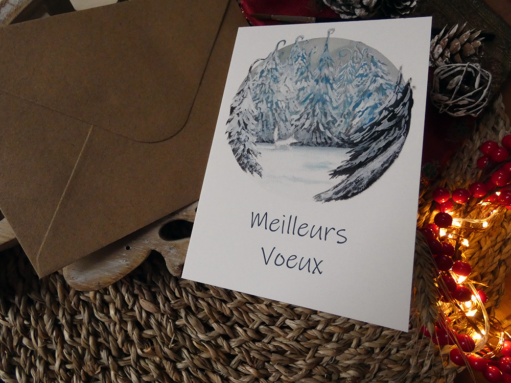 La promenade du renard - Carte de Vœux – Image 6