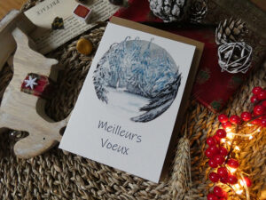 La promenade du renard - Carte de Vœux