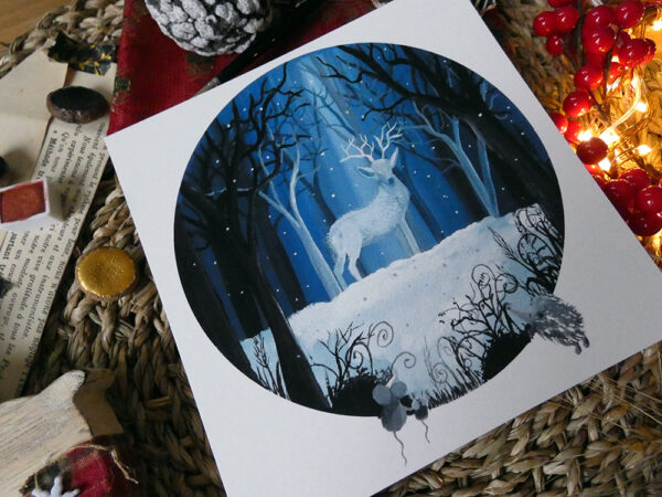 Le Cerf enchanté - Impression d'Art – Image 3