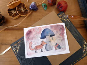 Les animaux du bois - Impression d'Art