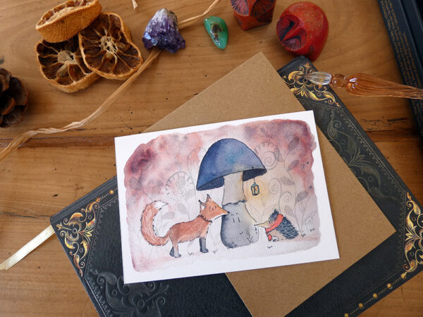 Les animaux du bois - Impression d'Art