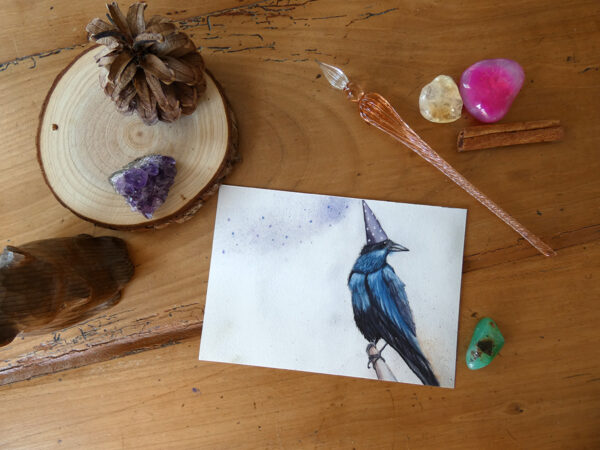 Le corbeau magicien - Impression d'Art – Image 3