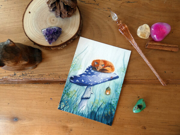 Un renard sur un Champifée ! - Impression d'Art – Image 2