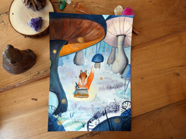 Mara et Zanzibar prépare un élixir - Impression d'Art