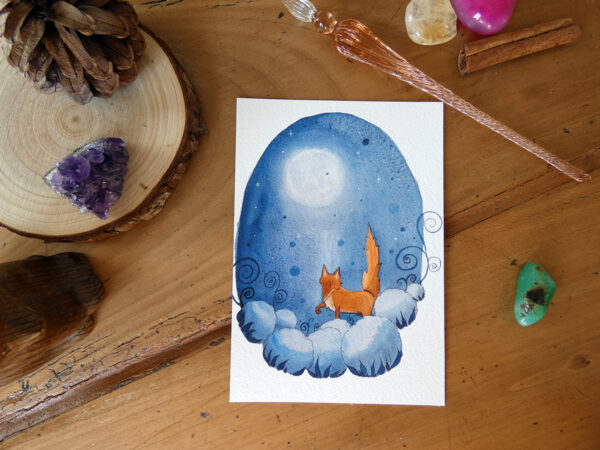 Un renard dans le coton - Impression d'Art – Image 2