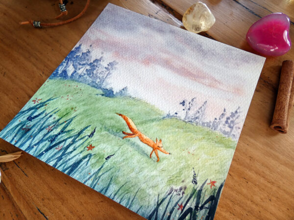 Le Printemps de Petit Renard - Impression d'Art – Image 2