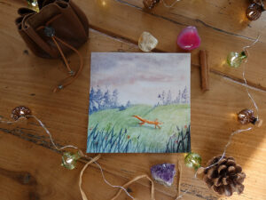 Le Printemps de Petit Renard - Impression d'Art
