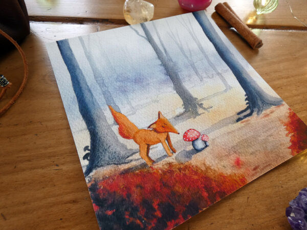 L'automne de Petit Renard - Impression d'Art – Image 4