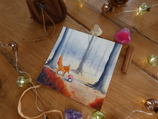 L'automne de Petit Renard - Impression d'Art – Image 3
