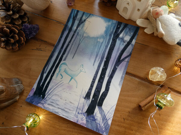 La biche silencieuse - Impression d'Art – Image 2