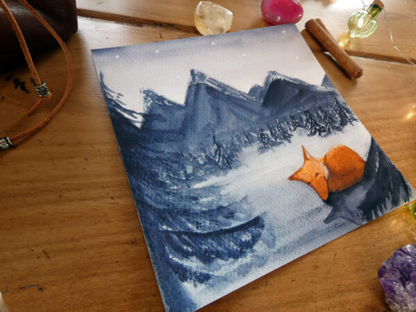 L'hiver de Petit Renard - Impression d'Art – Image 3