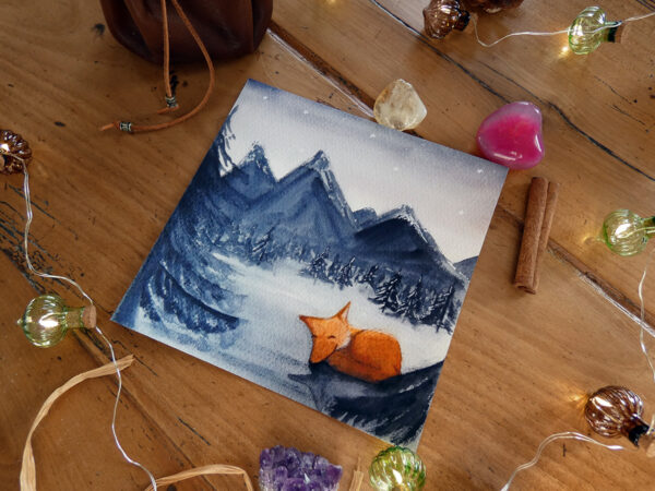 L'hiver de Petit Renard - Impression d'Art – Image 2