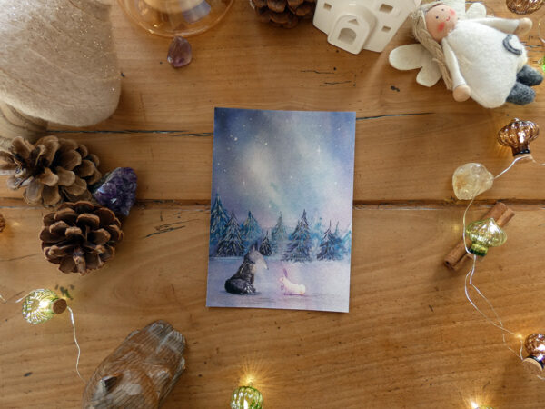 Le loup et le lapin - Impression d'Art – Image 5
