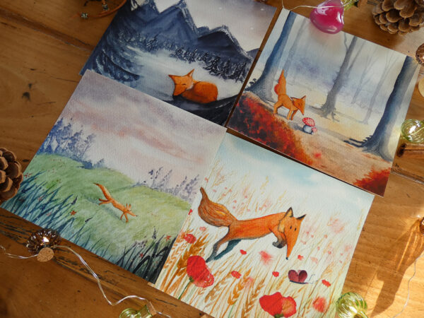 L'automne de Petit Renard - Impression d'Art – Image 5