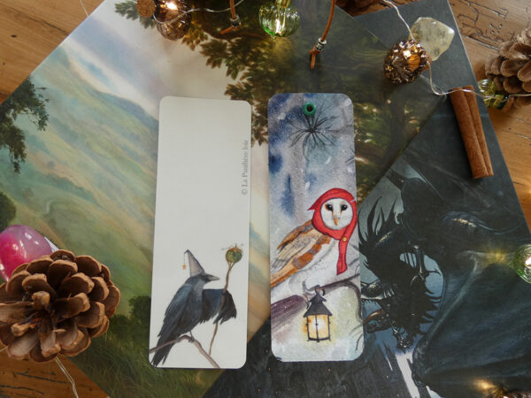 Marque page "La porteuse de lumière"
