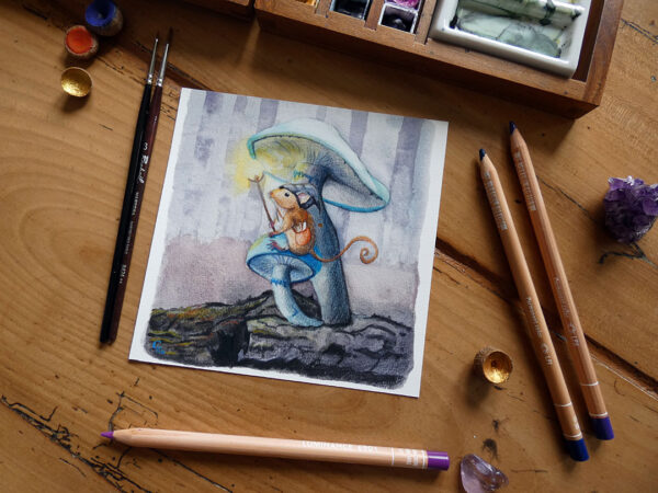 La souris magicienne - Impression d'Art – Image 3
