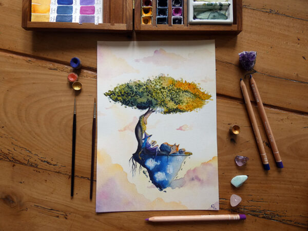 L'île Flottante - Impression d'Art