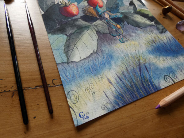 Mara dans les Fraises - Impression d'Art – Image 6