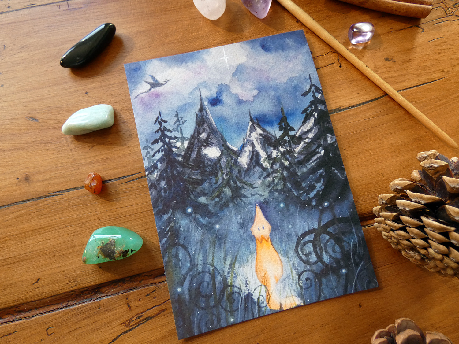 Le renard et le dragon - Illustration fantasy – Image 4
