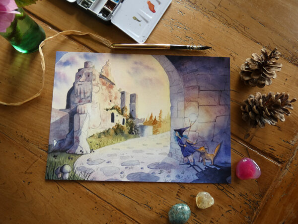 Le gardien du Fleckenstein - Impression d'Art