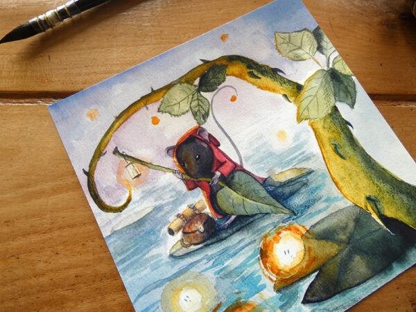 La souris cartographe - Impression d'Art – Image 3
