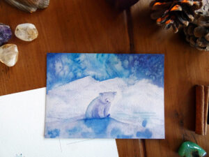 L'Ourson Polaire - Impression d'Art