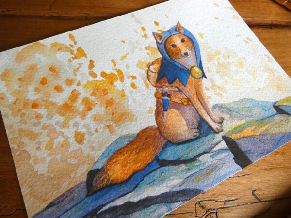 Lucien, renard-malin - Impression d'Art – Image 3