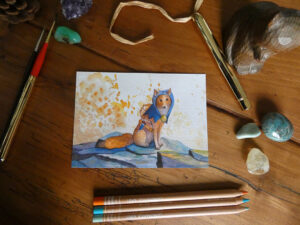 Lucien, renard-malin - Impression d'Art