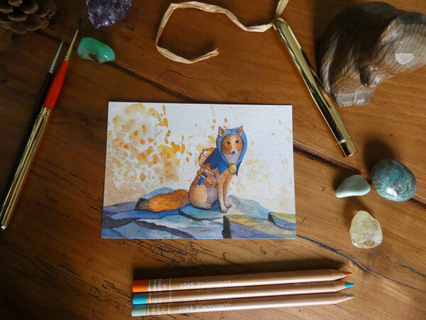 Lucien, renard-malin - Impression d'Art