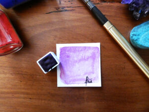 "Faé" - Demi-godet d'aquarelle