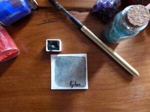 "Lychen" - Demi-godet d'aquarelle