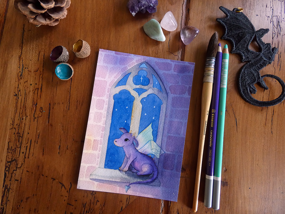 Dragonnet "Etoile du soir" - Impression d'Art – Image 2