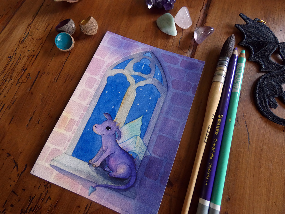 Dragonnet "Etoile du soir" - Impression d'Art – Image 3