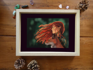La Druidesse - Illustration fantasy