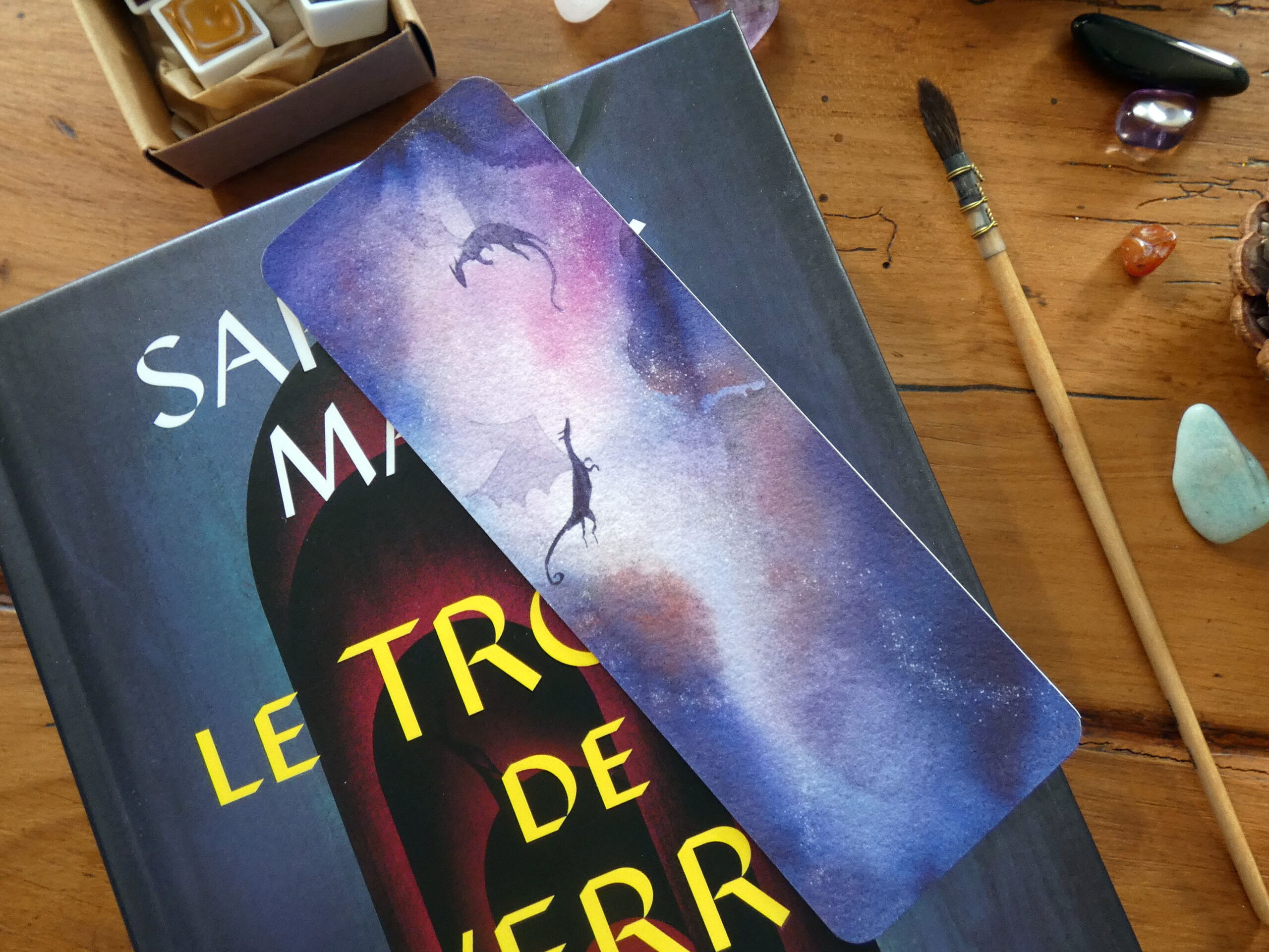 Marque page "Les dragons dans le ciel étoilé" – Image 4